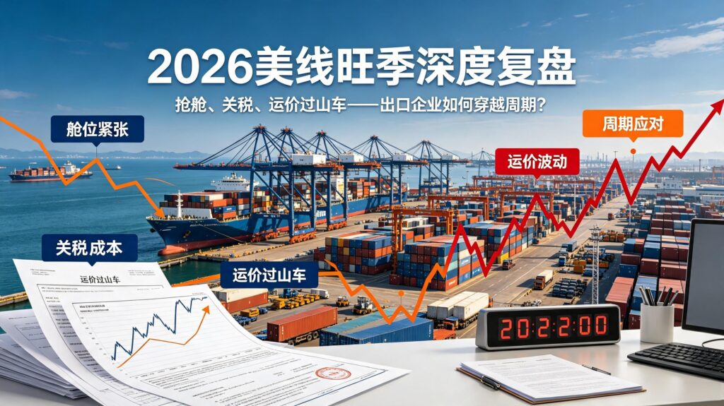 2026美线旺季深度复盘｜抢舱、关税、运价过山车——出口企业如何穿越周期？